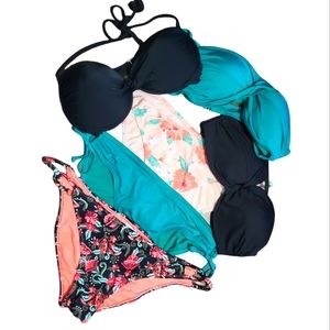THREE bikinis. Victoria Secret, Massimo, Xhilaration mix and match. Size XL